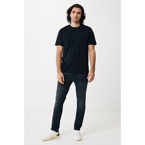 Iqoniq Sierra Lightweight T-Shirt Aus Recycelter Baumwolle , schwarz, 30% recycelte und 70% biologische Baumwolle, XS, 65,00cm x 1,00cm (Länge x Höhe), Bild 3