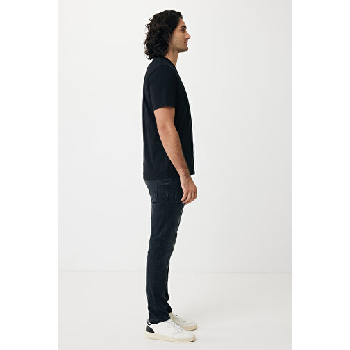 Iqoniq Sierra Lightweight T-Shirt Aus Recycelter Baumwolle , schwarz, 30% recycelte und 70% biologische Baumwolle, XS, 65,00cm x 1,00cm (Länge x Höhe), Bild 5