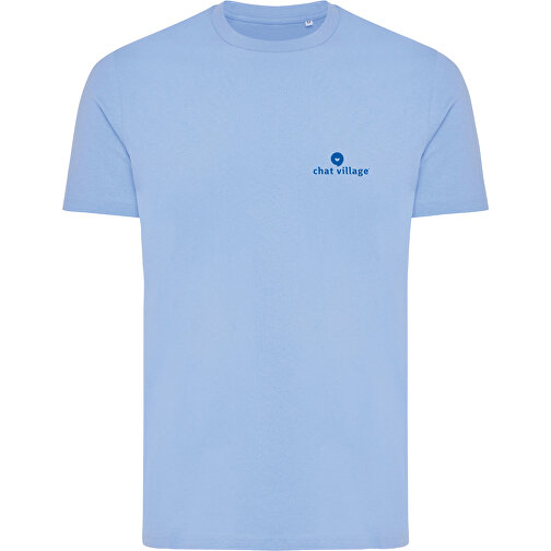 Iqoniq Bryce T-Shirt Aus Recycelter Baumwolle , sky blue, 50% recycelte und 50% biologische Baumwolle, XXL, 78,00cm x 0,50cm (Länge x Höhe), Bild 4