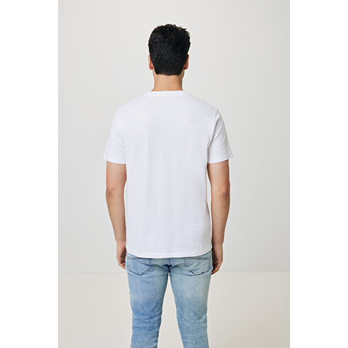 Iqoniq Bryce T-Shirt Aus Recycelter Baumwolle , weiss, 50% recycelte und 50% biologische Baumwolle, 4XL, 82,00cm x 0,50cm (Länge x Höhe), Bild 15