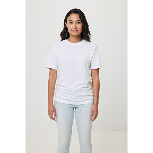 Iqoniq Bryce T-Shirt Aus Recycelter Baumwolle , weiss, 50% recycelte und 50% biologische Baumwolle, 4XL, 82,00cm x 0,50cm (Länge x Höhe), Bild 18