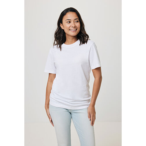 Iqoniq Bryce T-Shirt Aus Recycelter Baumwolle , weiss, 50% recycelte und 50% biologische Baumwolle, 4XL, 82,00cm x 0,50cm (Länge x Höhe), Bild 19