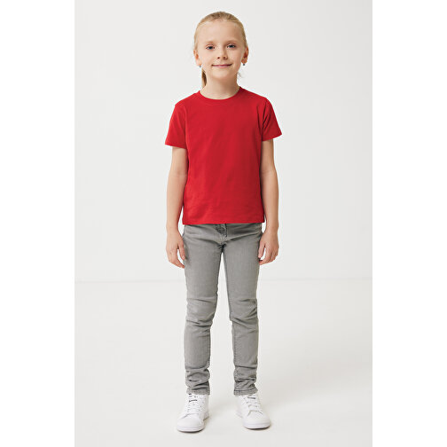 Iqoniq Koli Kids T-Shirt Aus Recycelter Baumwolle , rot, 30% recycelte und 70% biologische Baumwolle, 34, 42,00cm x 0,50cm (Länge x Höhe), Bild 3