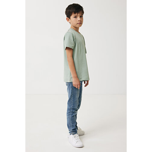 Iqoniq Koli Kids T-Shirt Aus Recycelter Baumwolle , Iceberg green, 30% recycelte und 70% biologische Baumwolle, 78, 51,00cm x 0,50cm (Länge x Höhe), Bild 5