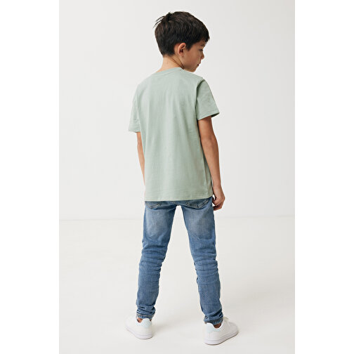 Iqoniq Koli Kids T-Shirt Aus Recycelter Baumwolle , Iceberg green, 30% recycelte und 70% biologische Baumwolle, 34, 42,00cm x 0,50cm (Länge x Höhe), Bild 4