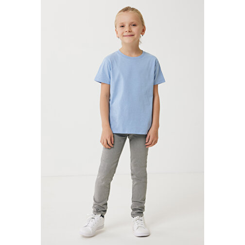 Iqoniq Koli Kids T-Shirt Aus Recycelter Baumwolle , sky blue, 30% recycelte und 70% biologische Baumwolle, 11-12, 60,00cm x 0,50cm (Länge x Höhe), Bild 4