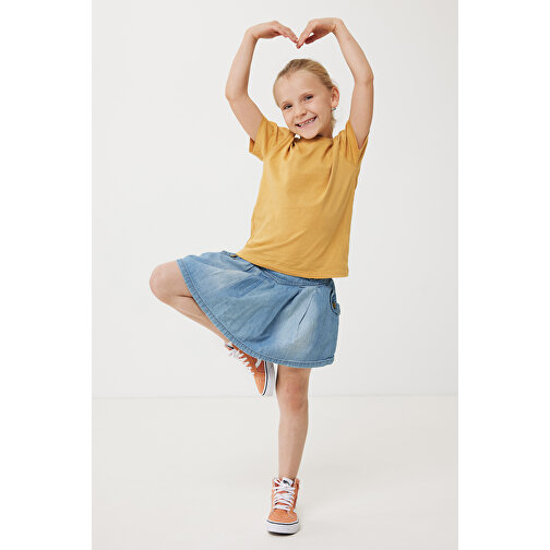 Iqoniq Koli Kids T-Shirt Aus Recycelter Baumwolle , ochre yellow, 30% recycelte und 70% biologische Baumwolle, 78, 51,00cm x 0,50cm (Länge x Höhe), Bild 4