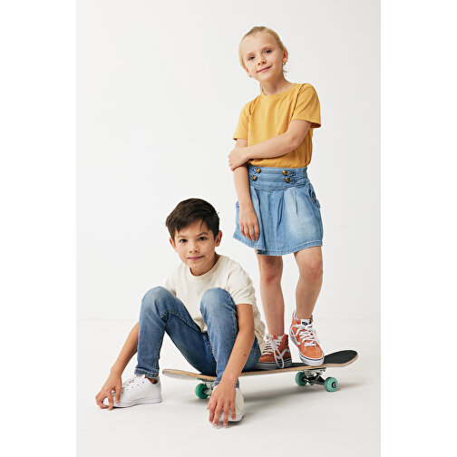 Iqoniq Koli Kids T-Shirt Aus Recycelter Baumwolle , natural raw, 30% recycelte und 70% biologische Baumwolle, 56, 46,00cm x 0,50cm (Länge x Höhe), Bild 7