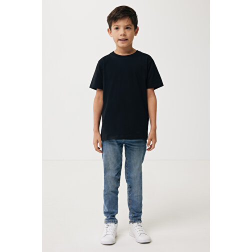 Iqoniq Koli Kids T-Shirt Aus Recycelter Baumwolle , schwarz, 30% recycelte und 70% biologische Baumwolle, 9-10, 56,00cm x 0,50cm (Länge x Höhe), Bild 5