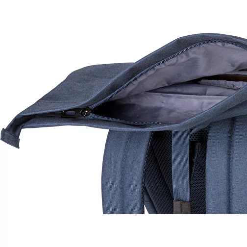 Sac à dos porte-ordinateur roll-top en polyester 600D Oberon, Image 6