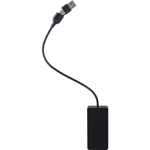Hub USB en aluminium recyclé Layton, Image 2