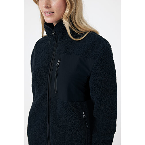 Iqoniq Diran Fleecejacke Aus Recyceltem Polyesterflor , schwarz, 100% recyceltes Polyester, S, 69,00cm x 2,50cm (Länge x Höhe), Bild 15