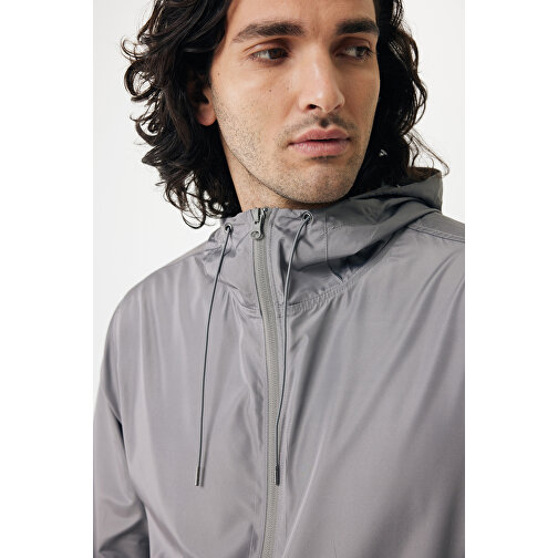 Iqoniq Logan Lightweight Jacke Aus Recyceltem Polyestergrau , Silbergrau, 100% recyceltes Polyester, XXL, 78,00cm x 0,50cm (Länge x Höhe), Bild 13