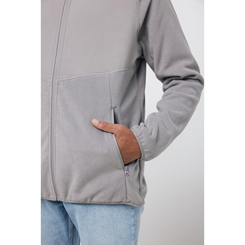 Iqoniq Talung Mikrofleece Jacke Aus Recyceltem Polyester , storm grey, 100% recyceltes Polyester, XS, 63,50cm x 2,70cm (Länge x Höhe), Bild 14