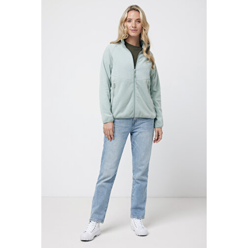 Iqoniq Talung Mikrofleece Jacke Aus Recyceltem Polyester , Iceberg green, 100% recyceltes Polyester, L, 73,50cm x 2,70cm (Länge x Höhe), Bild 6