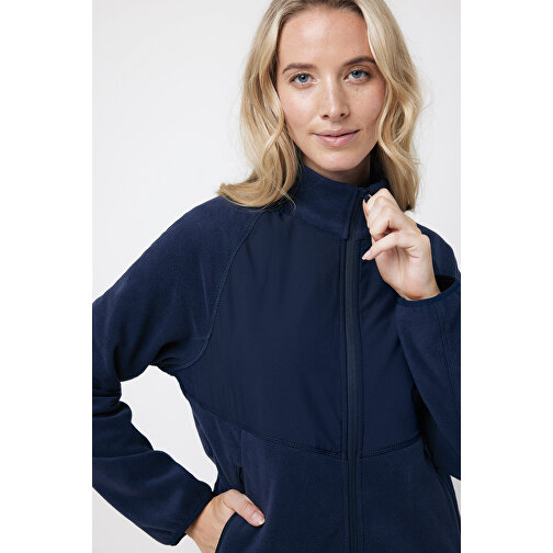 Iqoniq Talung Mikrofleece Jacke Aus Recyceltem Polyester , navy blau, 100% recyceltes Polyester, XXXL, 79,50cm x 3,50cm (Länge x Höhe), Bild 10