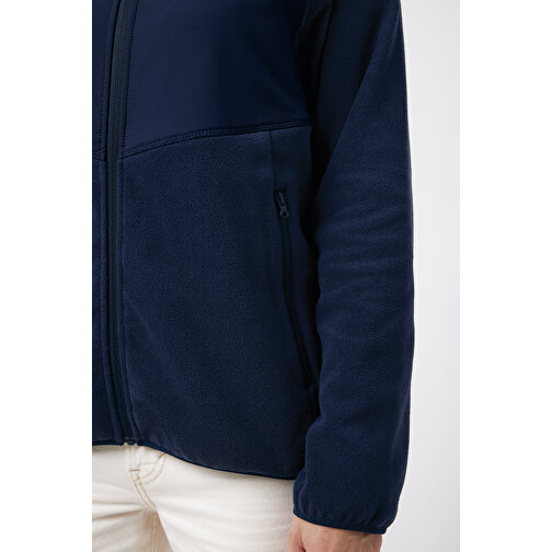 Iqoniq Talung Mikrofleece Jacke Aus Recyceltem Polyester , navy blau, 100% recyceltes Polyester, S, 67,50cm x 2,70cm (Länge x Höhe), Bild 11