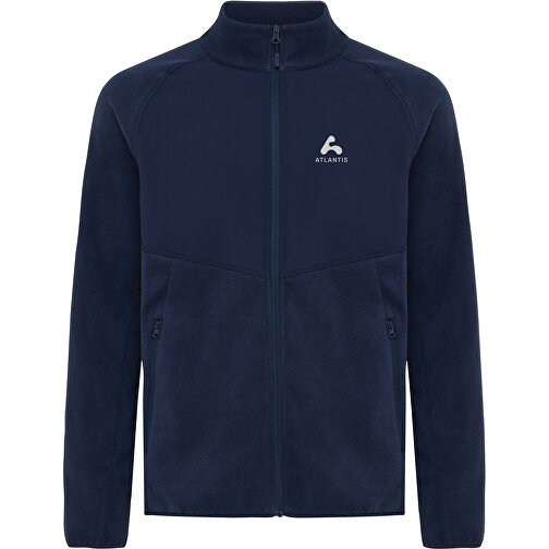 Iqoniq Talung Mikrofleece Jacke Aus Recyceltem Polyester , navy blau, 100% recyceltes Polyester, M, 71,50cm x 2,70cm (Länge x Höhe), Bild 12