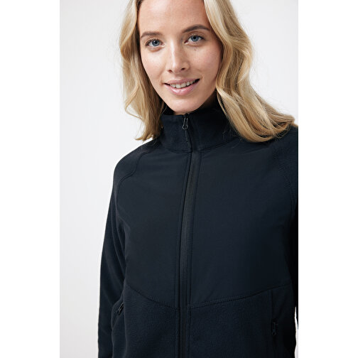 Iqoniq Talung Mikrofleece Jacke Aus Recyceltem Polyester , schwarz, 100% recyceltes Polyester, XS, 63,50cm x 2,70cm (Länge x Höhe), Bild 11