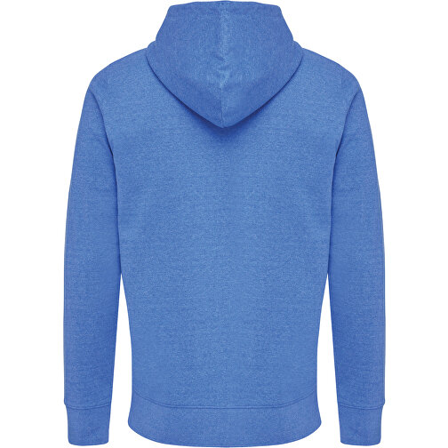 Iqoniq Abisko Zip-Kapuzenpullover Aus Recycelter Baumwolle , heather blue, 50% recycelte und 50% biologische Baumwolle, XXL, 78,00cm x 1,00cm (Länge x Höhe), Bild 2