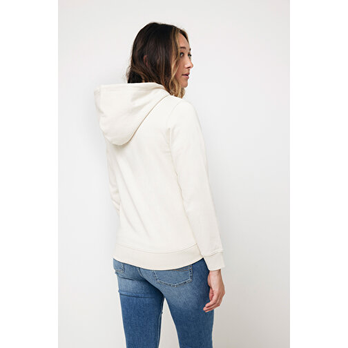 Iqoniq Abisko Zip-Kapuzenpullover Aus Recycelter Baumwolle , natural raw, 50% recycelte und 50% biologische Baumwolle, XXXL, 80,00cm x 1,00cm (Länge x Höhe), Bild 10