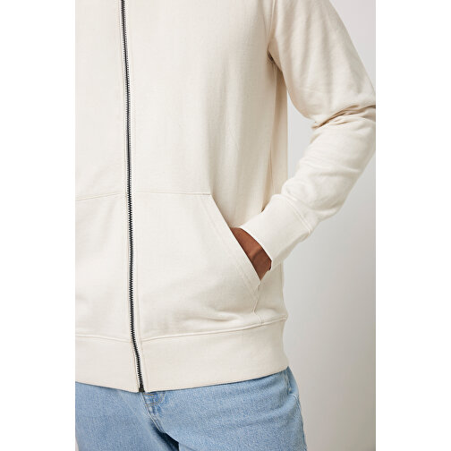 Iqoniq Abisko Zip-Kapuzenpullover Aus Recycelter Baumwolle , natural raw, 50% recycelte und 50% biologische Baumwolle, XXXL, 80,00cm x 1,00cm (Länge x Höhe), Bild 14