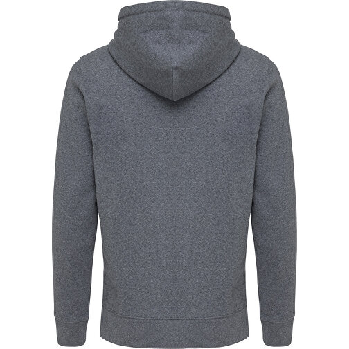 Iqoniq Abisko Zip-Kapuzenpullover Aus Recycelter Baumwolle , ungefärbtes Anthrazit, 50% recycelte und 50% biologische Baumwolle, XXL, 78,00cm x 1,00cm (Länge x Höhe), Bild 2