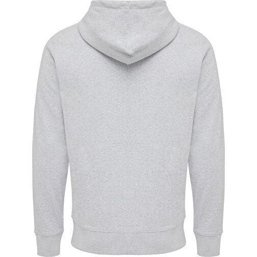 Iqoniq Abisko Zip-Kapuzenpullover Aus Recycelter Baumwolle , heather grey, 50% recycelte und 50% biologische Baumwolle, XXL, 78,00cm x 1,00cm (Länge x Höhe), Bild 2