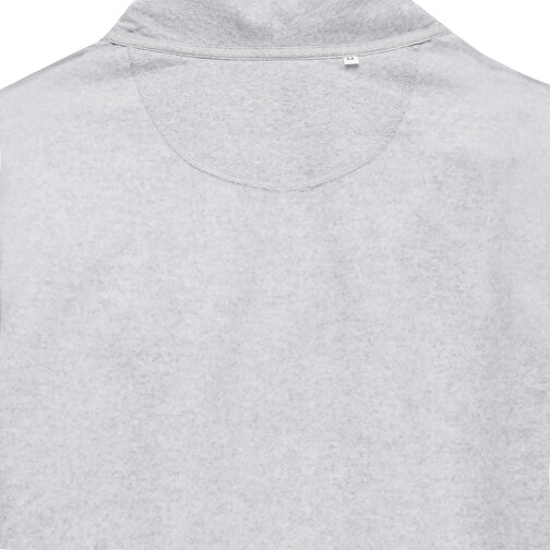 Iqoniq Abisko Zip-Kapuzenpullover Aus Recycelter Baumwolle , heather grey, 50% recycelte und 50% biologische Baumwolle, M, 72,00cm x 1,00cm (Länge x Höhe), Bild 3