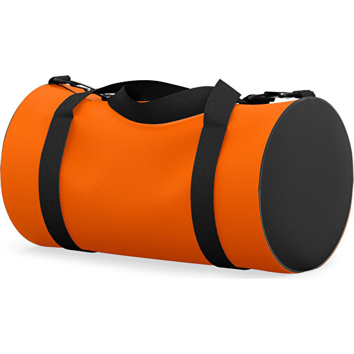 Sporttasche Modernfit , orange / schwarz, Sublimation Poliester 300g, 27,00cm x 27,00cm x 50,00cm (Länge x Höhe x Breite), Bild 1