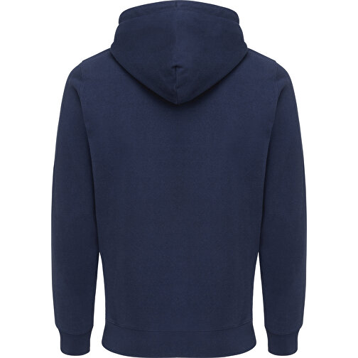 Iqoniq Abisko Zip-Kapuzenpullover Aus Recycelter Baumwolle , navy blau, 50% recycelte und 50% biologische Baumwolle, L, 74,00cm x 1,00cm (Länge x Höhe), Bild 2