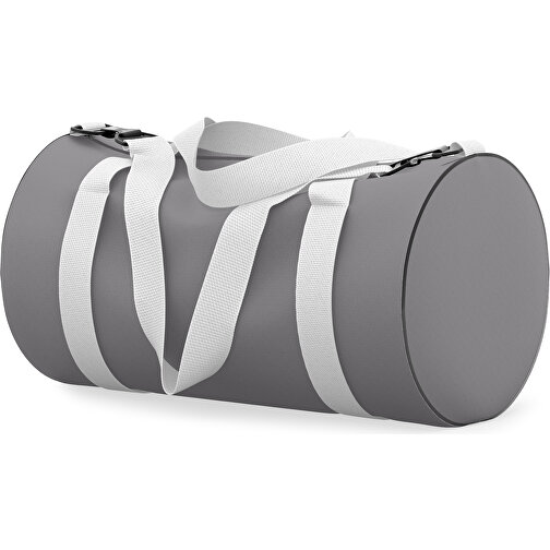 Sporttasche Modernfit , delfingrau / weiss, Sublimation Poliester 300g, 27,00cm x 27,00cm x 50,00cm (Länge x Höhe x Breite), Bild 2