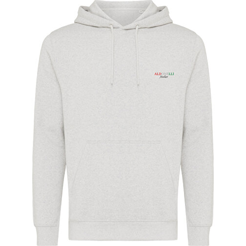 Iqoniq Rila Lightweight Hoodie Aus Recycelter Baumwolle , ungefärbte helles Grau, 30% recycelte und 70% biologische Baumwolle, XXXL, 80,00cm x 1,00cm (Länge x Höhe), Bild 4