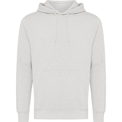 Iqoniq Rila Lightweight Hoodie Aus Recycelter Baumwolle , ungefärbte helles Grau, 30% recycelte und 70% biologische Baumwolle, XXL, 78,00cm x 1,00cm (Länge x Höhe), Bild 1