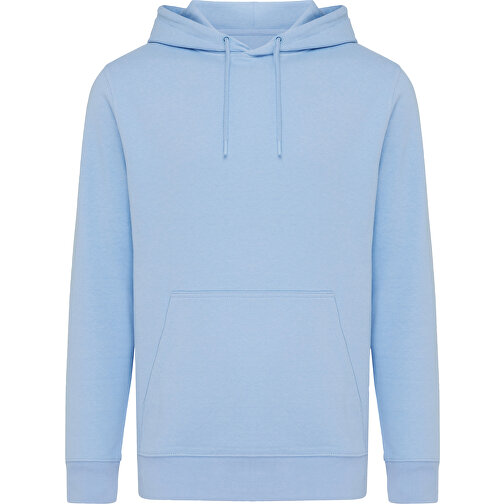 Iqoniq Rila Lightweight Hoodie Aus Recycelter Baumwolle , sky blue, 30% recycelte und 70% biologische Baumwolle, XS, 64,00cm x 1,00cm (Länge x Höhe), Bild 1