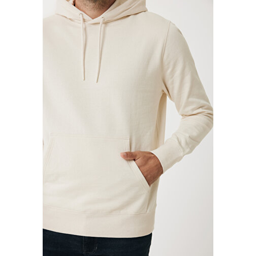 Iqoniq Rila Lightweight Hoodie Aus Recycelter Baumwolle , natural raw, 30% recycelte und 70% biologische Baumwolle, 5XL, 83,00cm x 1,00cm (Länge x Höhe), Bild 11