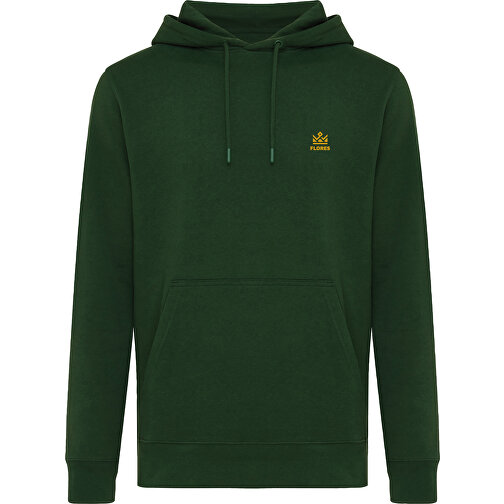 Iqoniq Rila Lightweight Hoodie Aus Recycelter Baumwolle , forest green, 30% recycelte und 70% biologische Baumwolle, XXXL, 80,00cm x 1,00cm (Länge x Höhe), Bild 14