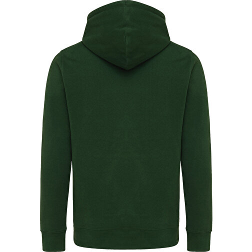 Iqoniq Rila Lightweight Hoodie Aus Recycelter Baumwolle , forest green, 30% recycelte und 70% biologische Baumwolle, XS, 64,00cm x 1,00cm (Länge x Höhe), Bild 2