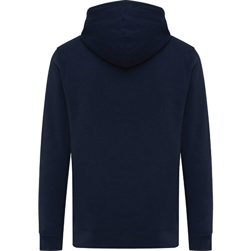 Iqoniq Rila Lightweight Hoodie Aus Recycelter Baumwolle , navy blau, 30% recycelte und 70% biologische Baumwolle, XL, 76,00cm x 1,00cm (Länge x Höhe), Bild 2