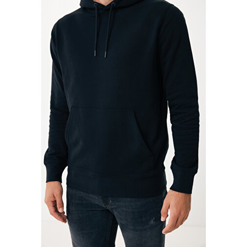 Iqoniq Rila Lightweight Hoodie Aus Recycelter Baumwolle , schwarz, 30% recycelte und 70% biologische Baumwolle, XL, 76,00cm x 1,00cm (Länge x Höhe), Bild 12