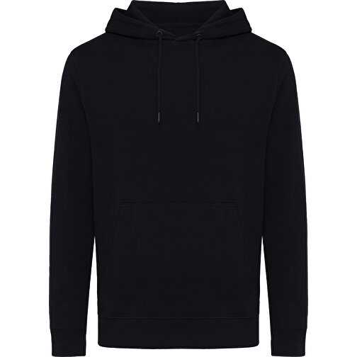 Iqoniq Rila Lightweight Hoodie Aus Recycelter Baumwolle , schwarz, 30% recycelte und 70% biologische Baumwolle, S, 68,00cm x 1,00cm (Länge x Höhe), Bild 1