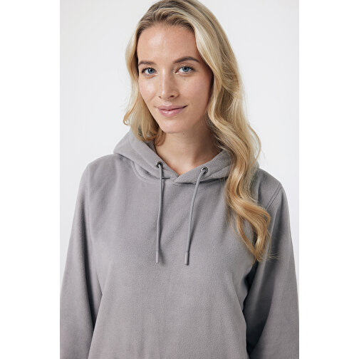 Iqoniq Trivor Mikrofleece-Kapuzenjacke Aus Recyc. Polyester , storm grey, 100% recyceltes Polyester, XXL, 78,00cm x 2,50cm (Länge x Höhe), Bild 12