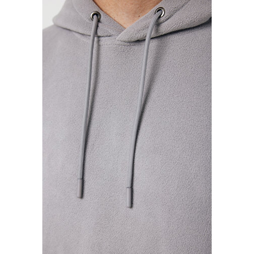 Iqoniq Trivor Mikrofleece-Kapuzenjacke Aus Recyc. Polyester , storm grey, 100% recyceltes Polyester, XXL, 78,00cm x 2,50cm (Länge x Höhe), Bild 14