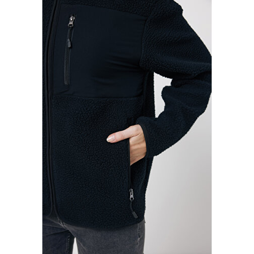 Iqoniq Diran Fleecejacke Aus Recyceltem Polyesterflor , schwarz, 100% recyceltes Polyester, XXS, 63,00cm x 2,50cm (Länge x Höhe), Bild 16