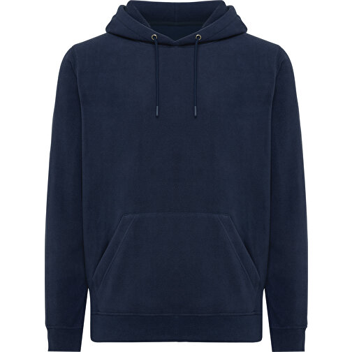 Iqoniq Trivor Mikrofleece-Kapuzenjacke Aus Recyc. Polyester , navy blau, 100% recyceltes Polyester, S, 68,00cm x 2,50cm (Länge x Höhe), Bild 1