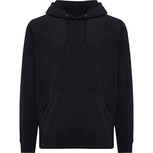 Iqoniq Trivor Mikrofleece-Kapuzenjacke Aus Recyc. Polyester , schwarz, 100% recyceltes Polyester, XXXL, 80,00cm x 2,50cm (Länge x Höhe), Bild 1