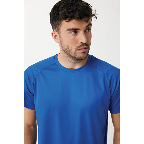 Iqoniq Tikal Sport Quick-Dry T-Shirt Aus Rec. Polyester , Königsblau, 100% recyceltes Polyester, S, 68,00cm x 0,50cm (Länge x Höhe), Bild 10