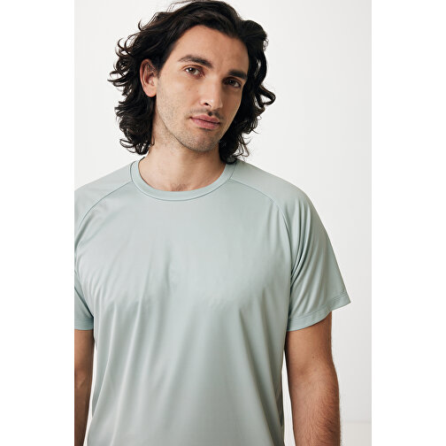 Iqoniq Tikal Sport Quick-Dry T-Shirt Aus Rec. Polyester , Iceberg green, 100% recyceltes Polyester, XL, 76,00cm x 0,50cm (Länge x Höhe), Bild 12