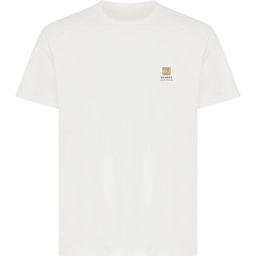 Iqoniq Tikal Sport Quick-Dry T-Shirt Aus Rec. Polyester , weiss, 100% recyceltes Polyester, XXXL, 80,00cm x 0,50cm (Länge x Höhe), Bild 13