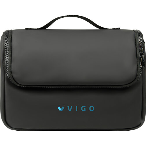 VINGA Baltimore Reise-Kosmetiktasche , schwarz, PU, 26,00cm x 17,00cm (Länge x Höhe), Bild 6